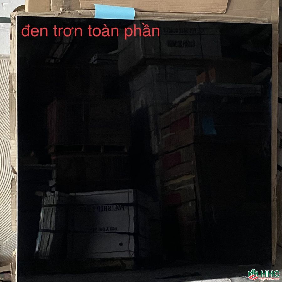 Gạch 1mx1m bóng kính toàn phần đen trơn WL